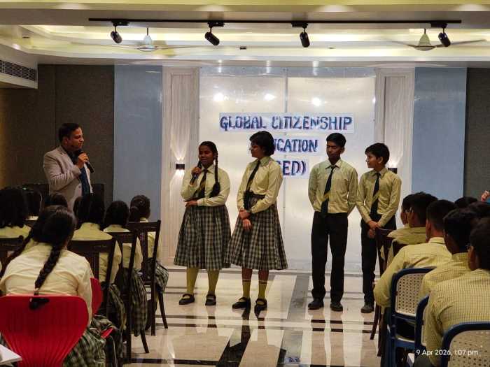 Inspiring Session on Global Citizenship Education By Mr. Shishir Srivastava